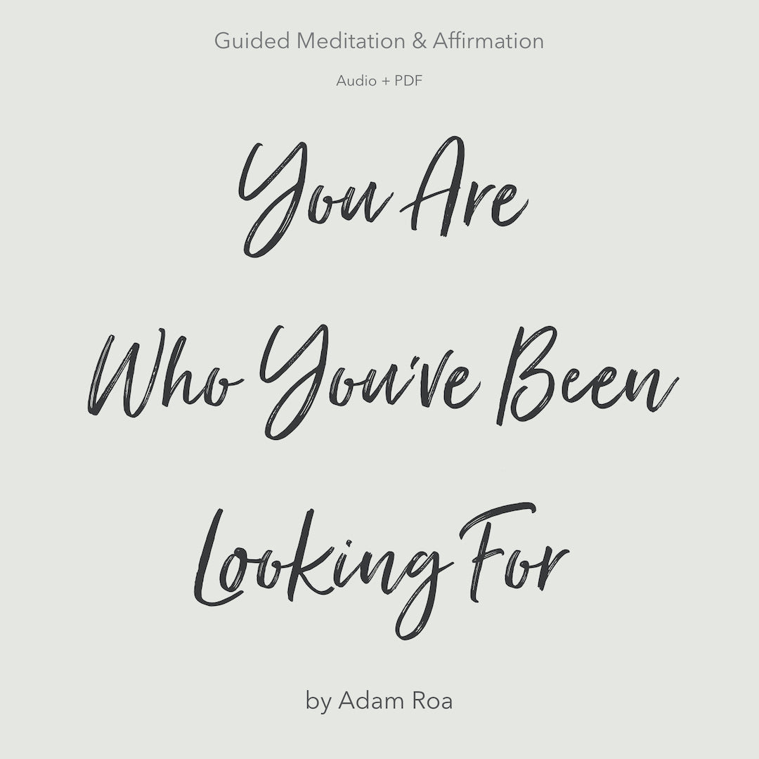 You Are Who You've Been Looking For - Guided Meditation (Audio + PDF)